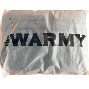 WARMY Women's Charcoal Gray Fleece Lined Hoodie Tunic Dress XL Cozy Warm